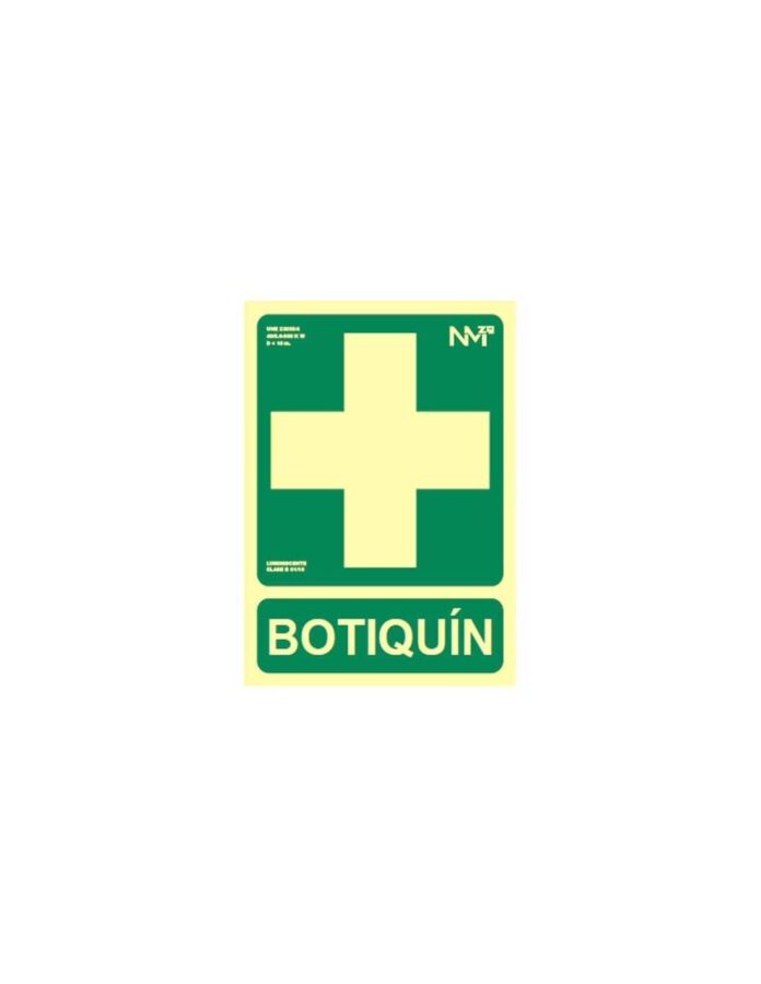 Señal botiquin homologada