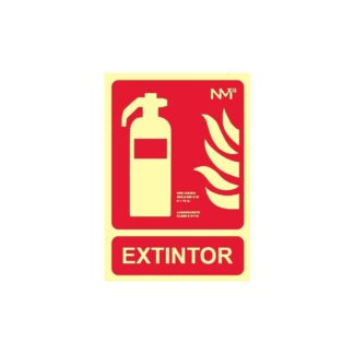 Señal extintor de incendios Clase A homologada