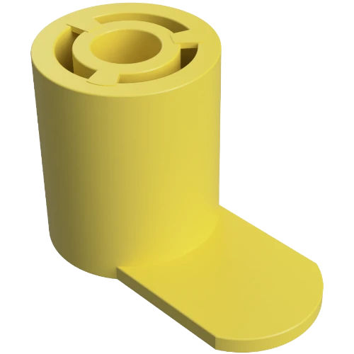 Precinto tipo tapón 4 mm color amarillo – Cod. 17.064