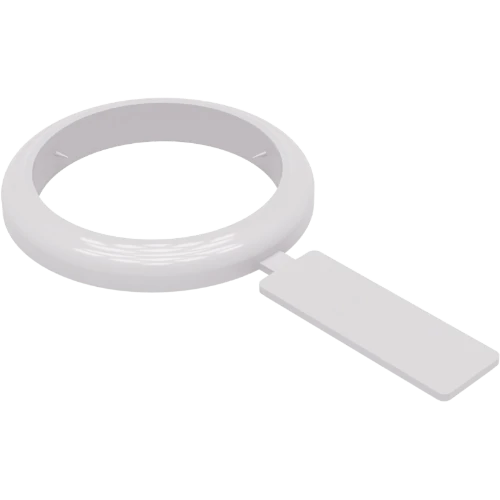 Junta de cierre 1 a 12 kg con lengüeta 30×39 mm color blanco – Cod. 17.103
