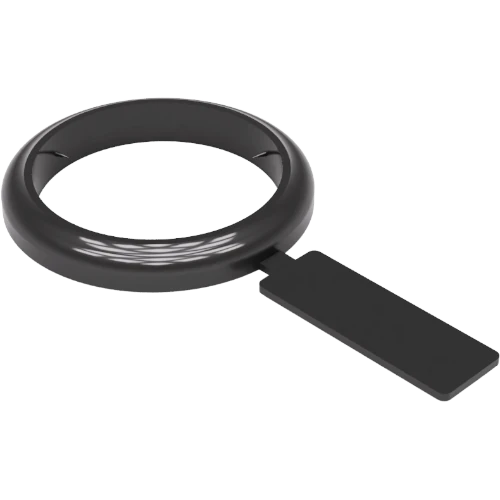 Junta de cierre 1 a 12 kg con lengüeta 30×39 mm color negro – Cod. 17.105