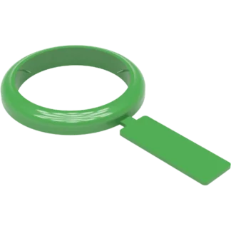 Junta de cierre 1 a 12 kg con lengüeta 30x39 mm color verde - Cod. 17.504