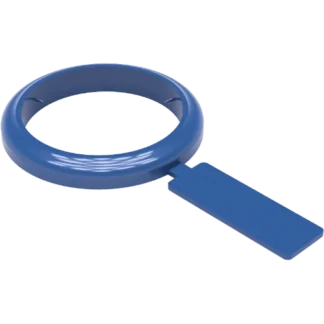 Junta de cierre 1 a 12 kg con lengüeta 30x39 mm color azul - Cod. 17.506
