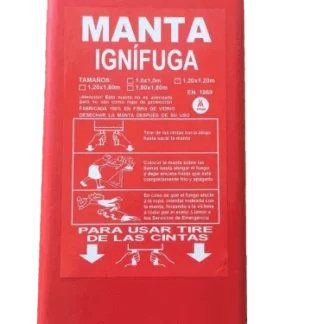 Manta ignífuga homologada 1,00 x 1,00 m - Cod. 18.804